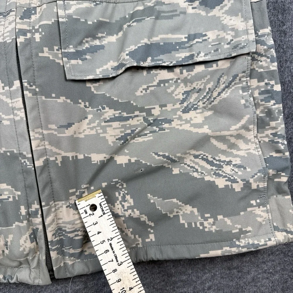 US Airforce Jacket Mens Small Regular Parka Military Tiger Stripe Camo APECS
